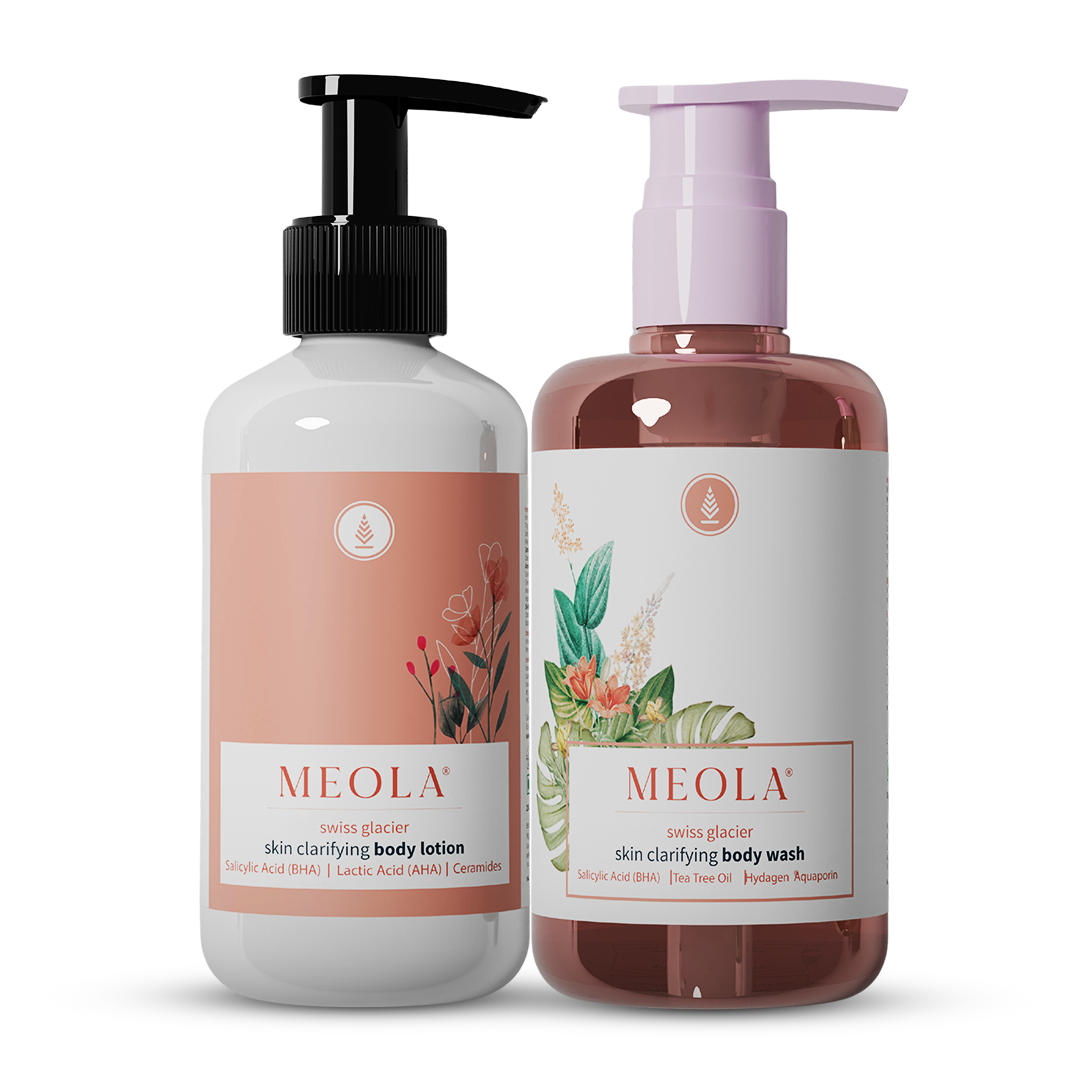 Clarifying Body Care Duo - Body Wash & Body Lotion – Meola Clarifying Body Care Duo - Body Wash & Body Lotion – Meola